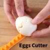 2pcs Egg Cutter; Fancy Cut Egg Cooked Eggs Cutter; Lace Egg Slicer; Carving Lace Cutting Wire Egg Cutter; Kitchen Accessories