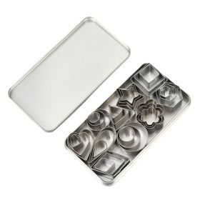 30pcs Mini Cookie Cutter Mold; Biscuit Mold; Fruit Cutting Mold; DIY Kitchen Tools