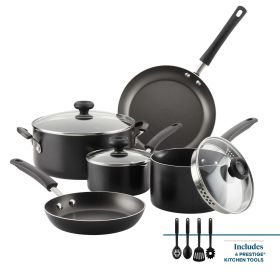 12-Piece Easy Clean Nonstick Pots and Pans/Cookware Set