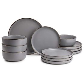 Dinnerware Ava Stoneware; 12 Piece Set