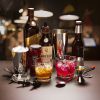 Bartender Kit Complete Cocktail Shaker Bar Tools Set with Lemon Squeezer