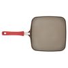 Nonstick Aluminum Square Stovetop Griddle Pan; 11 inch; Red
