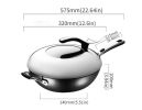 ASD;  Cast Iron Can Not Rust;  Uncoated Wok;  Wear-Resistant And Scratch-Resistant;  Universal For Induction Cooker With Coal And Gas;  32cm