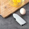 White Electric Egg Beater Milk Frother For Coffee Household Kitchen Mini Stainless Steel Coffee Milk Tea Blender