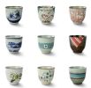 4Pcs Chinese Style Phoenix Ceramic Teacups Small Straight Wine Glass 150ML
