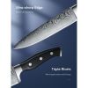 Knife Set; 14 Pieces German Stainless Steel Kitchen Knife Set with Built-in Sharpener; Black