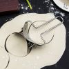 Dough Making Tools Stainless Steel Rolling Baozi Dumpling Wrapper Maker Hand Type Cookies Circle Kitchenware Kitchen Tools