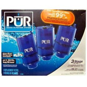 Pur Faucet Mount Replacement Water Filter - mineralclear 3 Pack