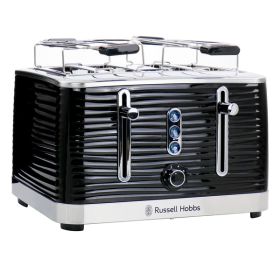 Russell Hobbs Retro Style 4 Slice Toaster in Black