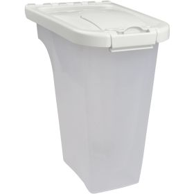 Van Ness Plastics Pet Food Container White; Clear 4 Pounds