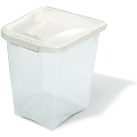 Van Ness Plastics Pet Food Container White; Clear 10 Pounds