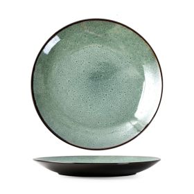 Household Ceramics Tableware (Option: Green-Plate)