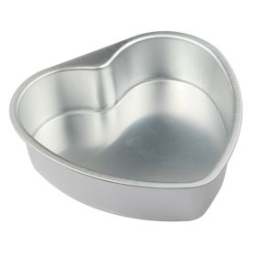 Aluminum Alloy Heart Shaped Live Bottom Cake Mould (Option: 10inches)