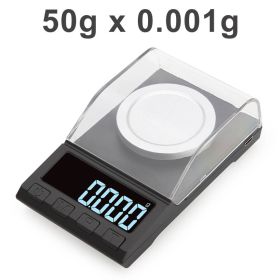 0.001g High Precision digital Carat Scale Medicinal Electronic Jewelry Scales Gold Germ Laboratory Balance milligram scale (Ships From: China)
