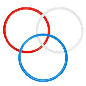 3pcs New Silicone Seal Rings Gasket For Instant Pot Blue Red White IP-DUO60 IP-LUX60 IP-DUO50 IP-LUX50 Smart-60 (size: 8QT)