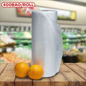 Plastic Bread Grocery Clear Produce Bag on Roll Fruit Food Storage 400 bags/Roll (size: 16" x 12")