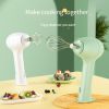 Wireless Portable Electric Food Mixer 3 Speeds Automatic Whisk Dough Egg Beater Baking Cake Cream Whipper Kitchen Tool