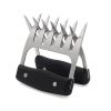 Steel/Plastic Meat Shredder Claws BBQ Claws Pulled Meat Handler Fork Paws for Shredding All Meats Accessories Kitchen Tools Paws