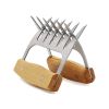 Steel/Plastic Meat Shredder Claws BBQ Claws Pulled Meat Handler Fork Paws for Shredding All Meats Accessories Kitchen Tools Paws